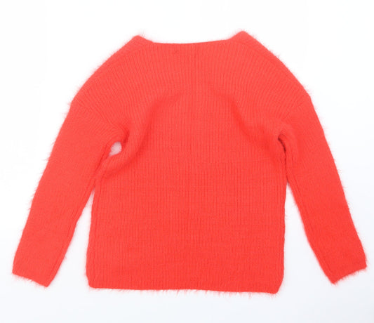 Atmosphere Womens Red  Knit Pullover Jumper Size 6