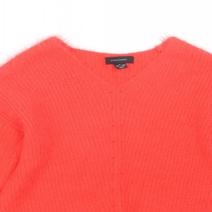 Atmosphere Womens Red  Knit Pullover Jumper Size 6