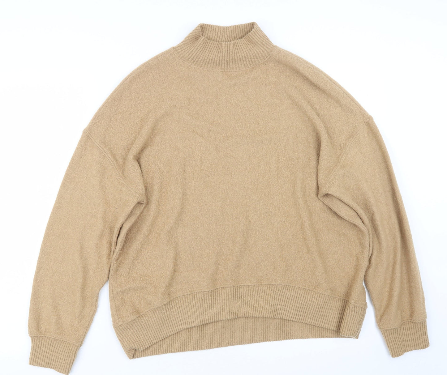 Womens UK Size M New Look Beige Pullover Jumper