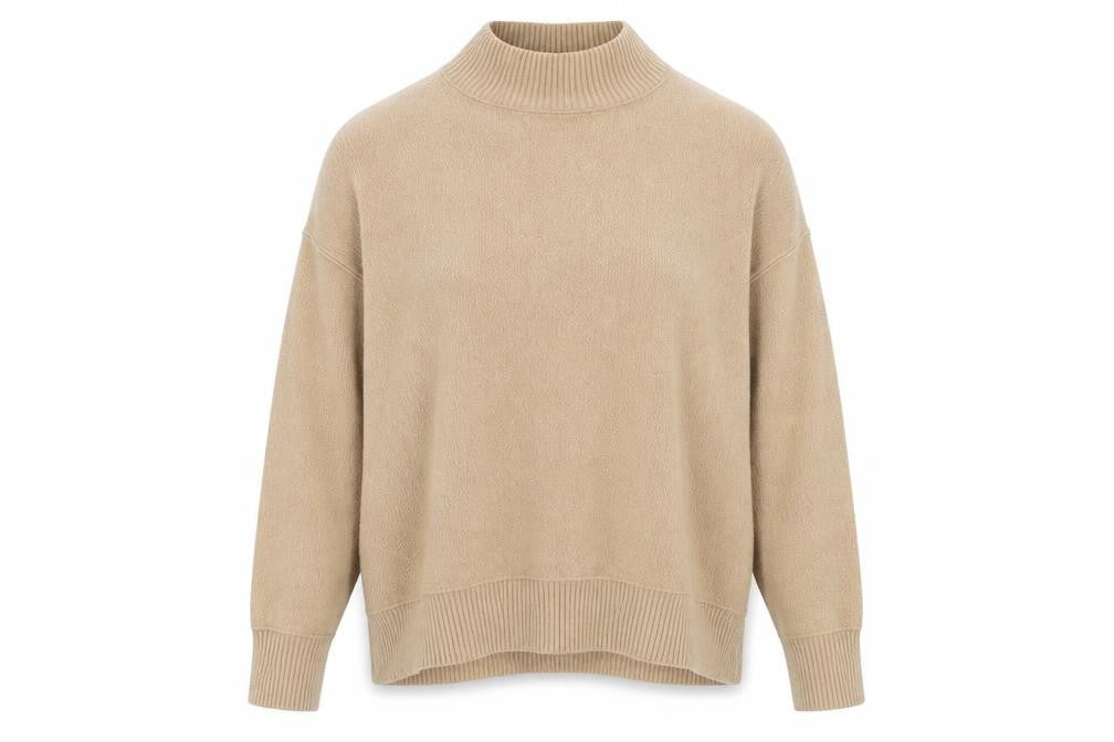 Womens UK Size M New Look Beige Pullover Jumper