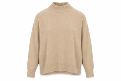 Womens UK Size M New Look Beige Pullover Jumper