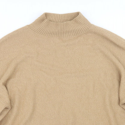 Womens UK Size M New Look Beige Pullover Jumper