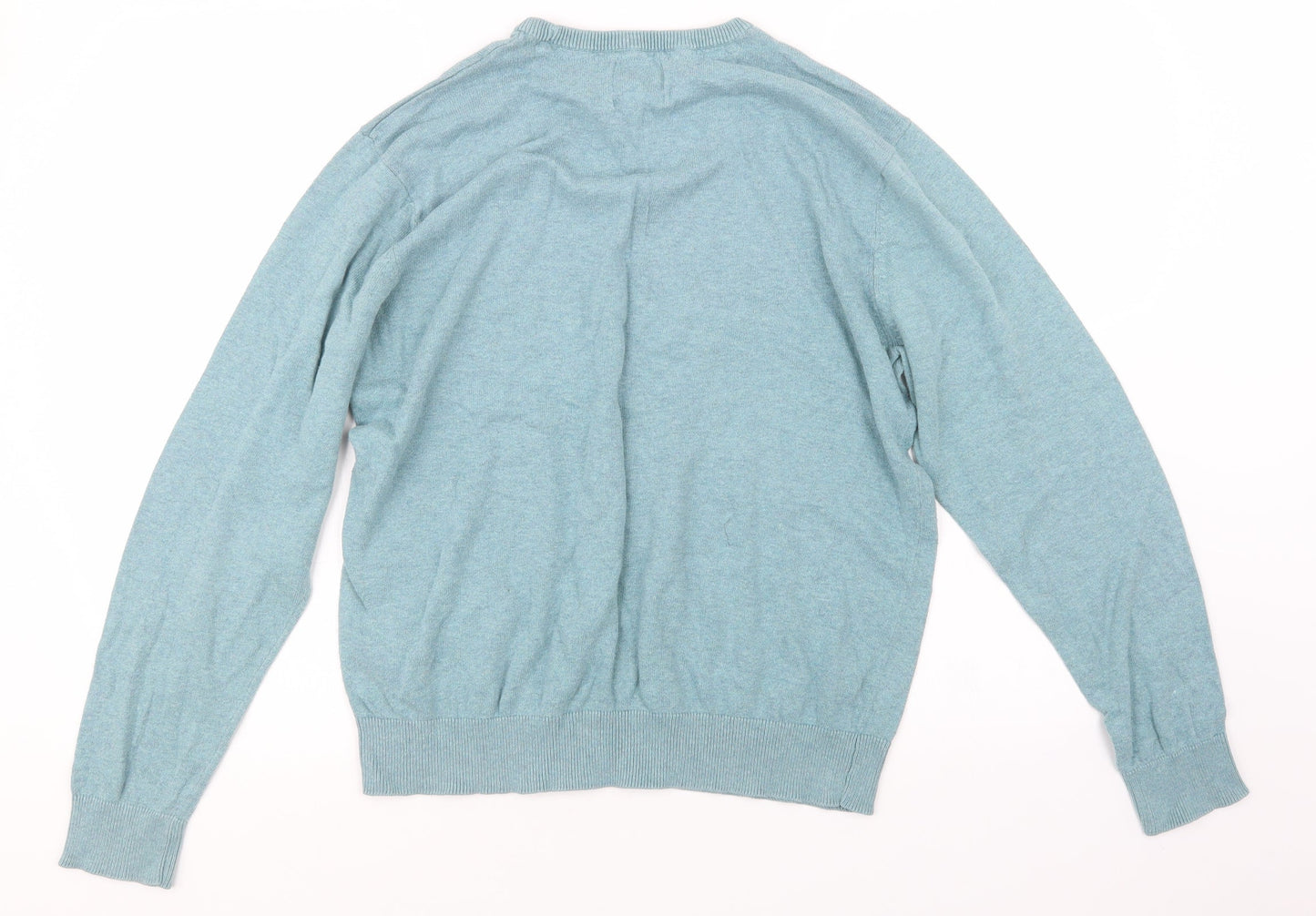 George Mens Blue  Knit Pullover Jumper Size M