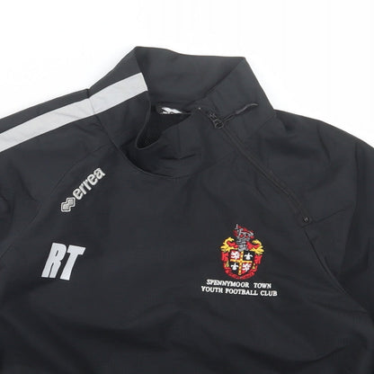errea Boys Black   Jacket Coat Size XS