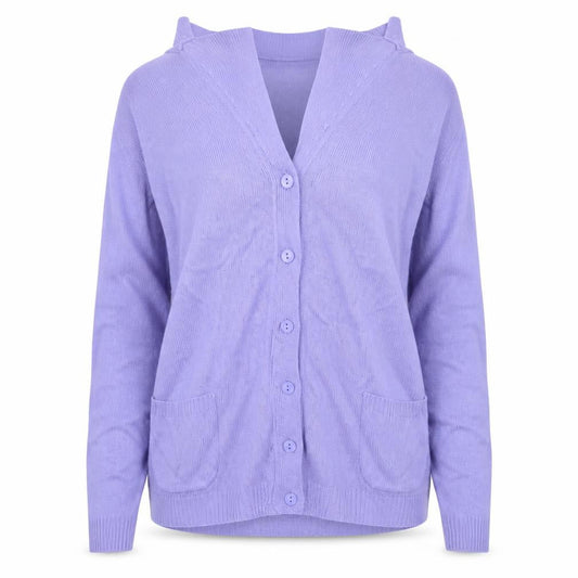 Womens UK Size 12 Julipa Purple Cardigan Jumper