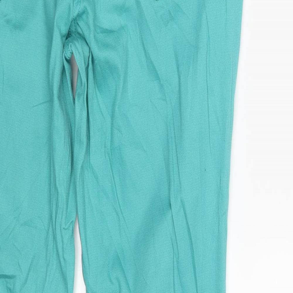 Womens UK Size 12 Up Fashion Slim Fit Skinny Green Jeans