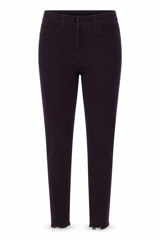 Womens UK Size 8 M&Co Slim Fit Skinny Purple Jeans