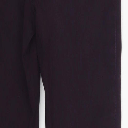 M&Co Womens Purple  Denim Skinny Jeans Size 8 L26 in