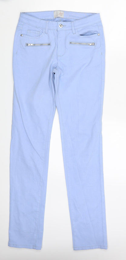 Womens UK Size 29 in Preworn Slim Fit Skinny Blue Jeans