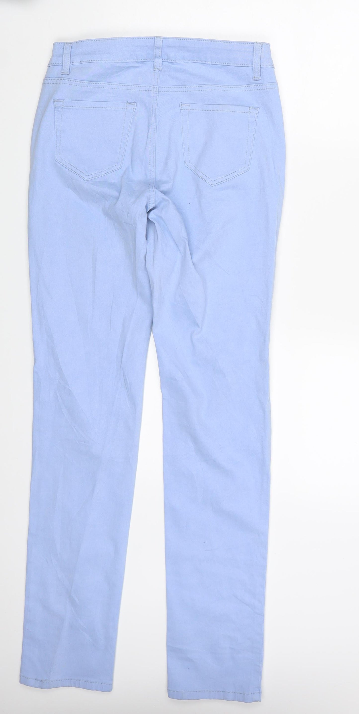 Womens UK Size 29 in Preworn Slim Fit Skinny Blue Jeans
