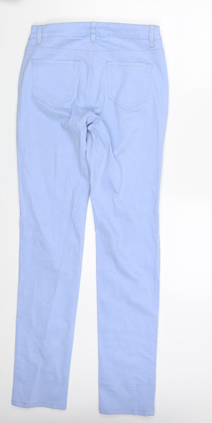 Womens UK Size 29 in Preworn Slim Fit Skinny Blue Jeans