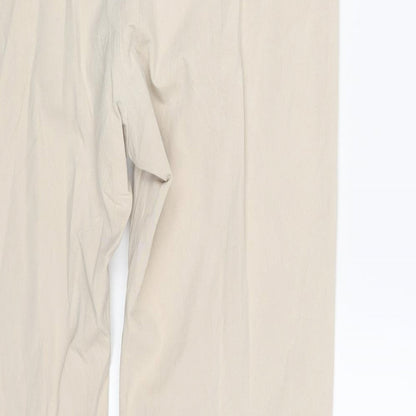 Womens UK Size 14 ZERRES Regular Fit Chino Beige Trousers