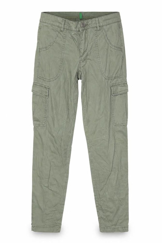 Womens UK Size 10 United Colors of Benetton Slim Fit Skinny Green Jeans