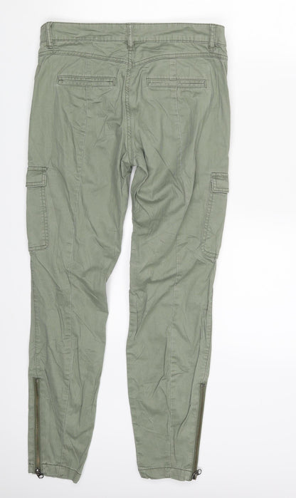 United Colors of Benetton Womens Green  Denim Skinny Jeans Size 10 L27 in