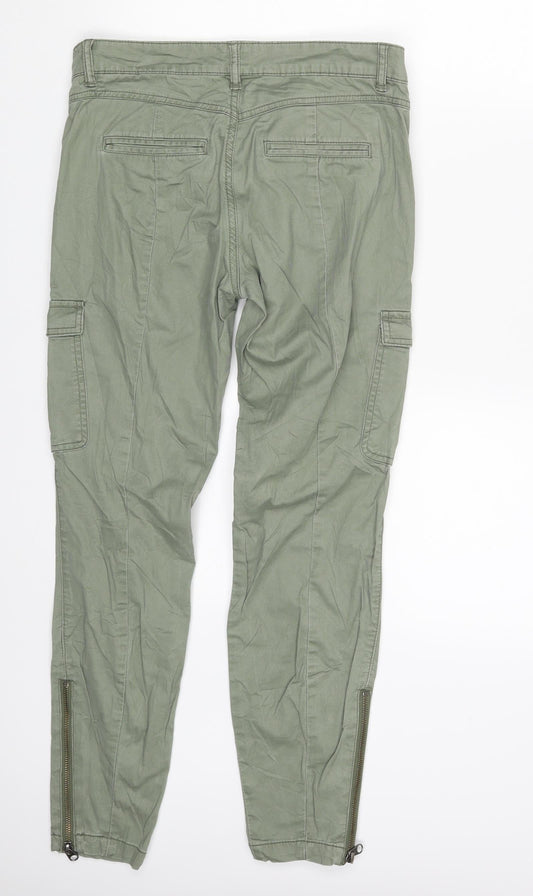 United Colors of Benetton Womens Green  Denim Skinny Jeans Size 10 L27 in