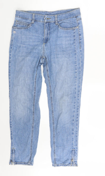 Mac Womens Blue  Denim Straight Jeans Size 28 in L25 in