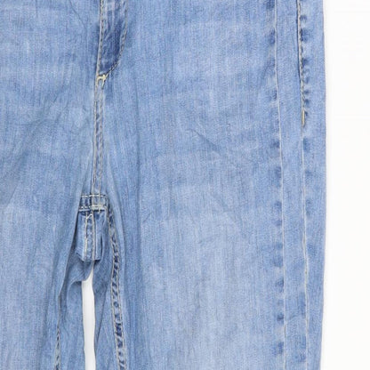 Mac Womens Blue  Denim Straight Jeans Size 28 in L25 in