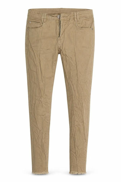 Womens UK Size XS Cropp Slim Fit Skinny Beige Jeans