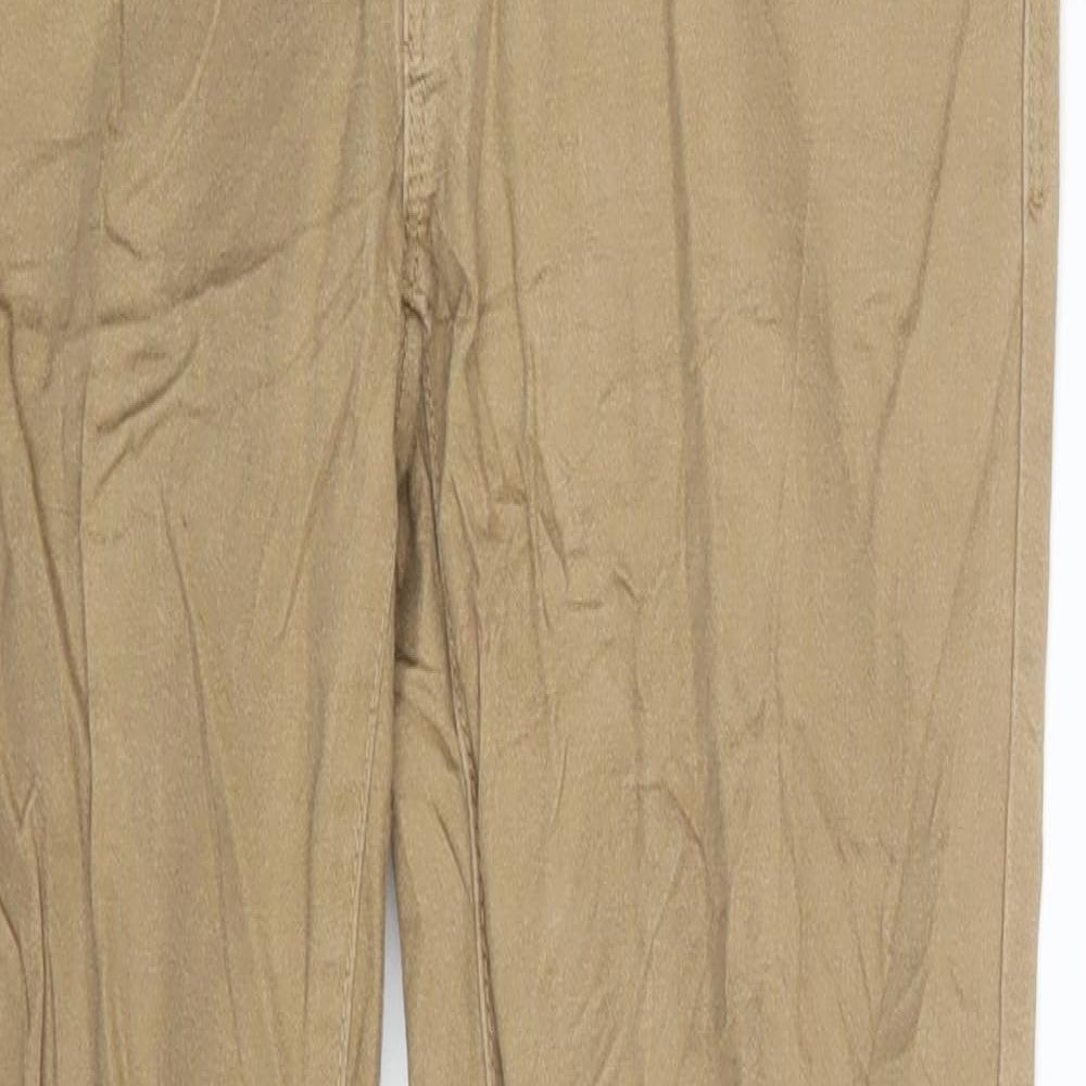 Womens UK Size XS Cropp Slim Fit Skinny Beige Jeans