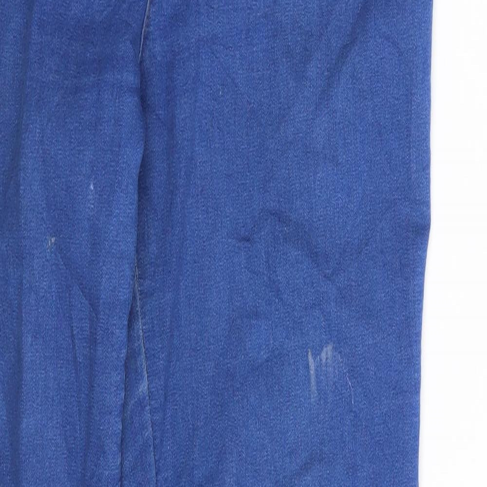 Denim Co. Womens Blue  Denim Jegging Jeans Size 12 L29 in