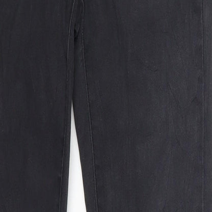 Denim Co. Womens Black  Denim Skinny Jeans Size 6 L30 in