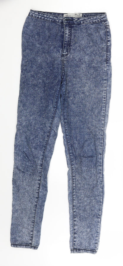 Denim Co. Womens Blue  Denim Jegging Jeans Size 10 L29.5 in
