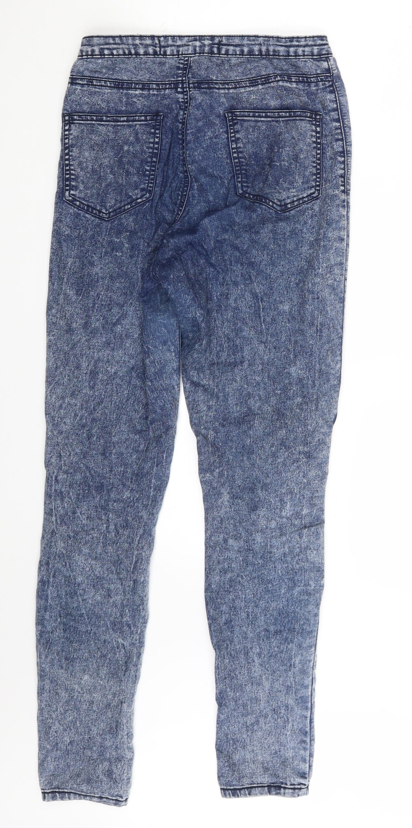 Denim Co. Womens Blue  Denim Jegging Jeans Size 10 L29.5 in