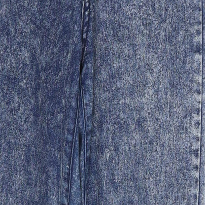 Denim Co. Womens Blue  Denim Jegging Jeans Size 10 L29.5 in