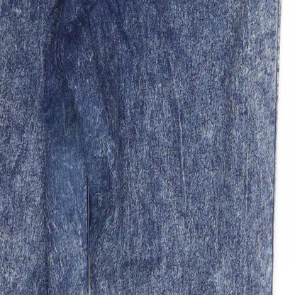 Denim Co. Womens Blue  Denim Jegging Jeans Size 10 L29.5 in
