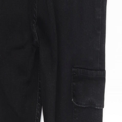 New Look Womens Black  Denim Skinny Jeans Size 12 L25 in