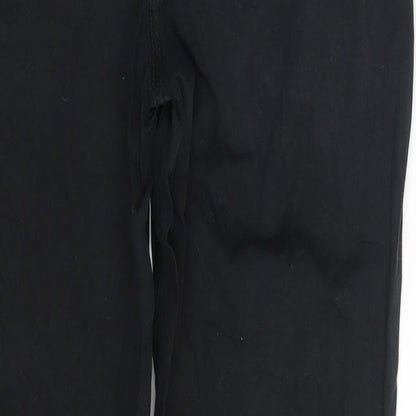 Womens UK Size 8 H&M Regular Fit Mom Black Jeans
