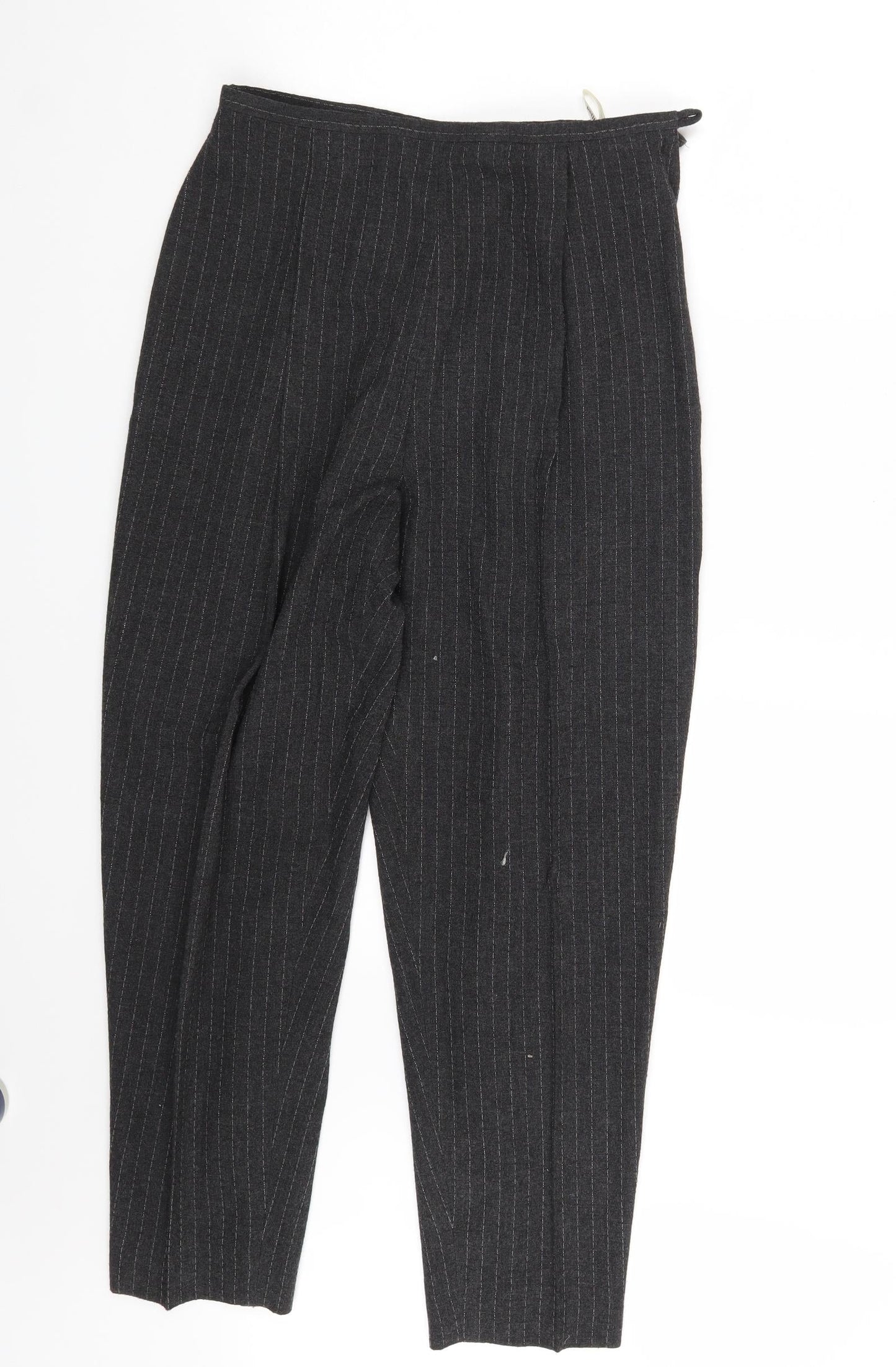 Womens UK Size 16 BHS Regular Fit Chino Grey Trousers