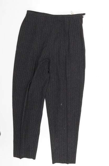 Womens UK Size 16 BHS Regular Fit Chino Grey Trousers