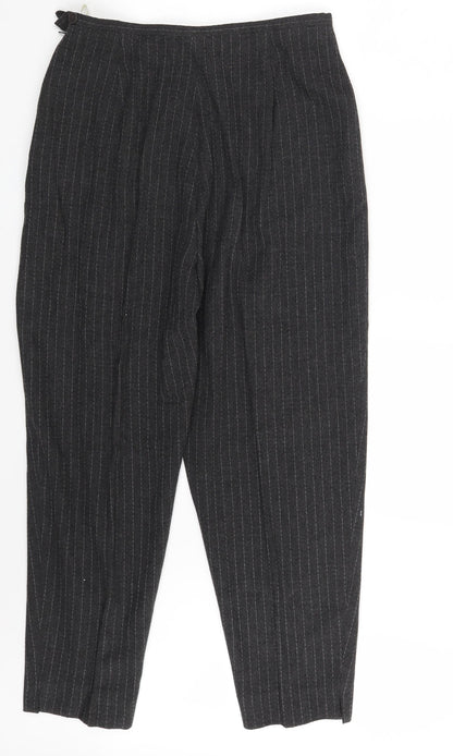 Womens UK Size 16 BHS Regular Fit Chino Grey Trousers