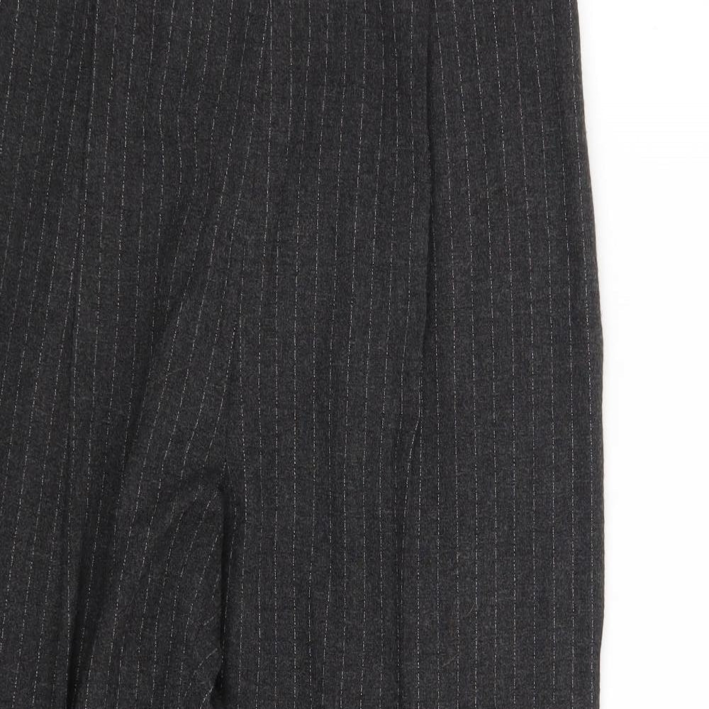 Womens UK Size 16 BHS Regular Fit Chino Grey Trousers