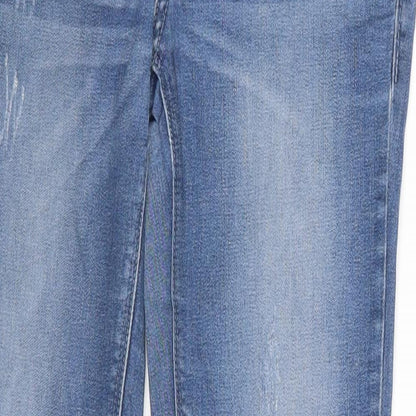 H&M Womens Blue  Denim Skinny Jeans Size 26 in L27 in