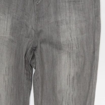 Best Connections Womens Grey  Denim Skinny Jeans Size 30 in L28 in