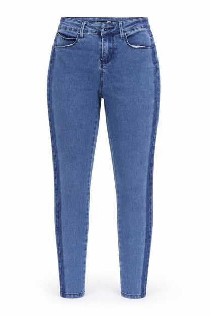 Womens UK Size 8 Boohoo Slim Fit Skinny Blue Jeans