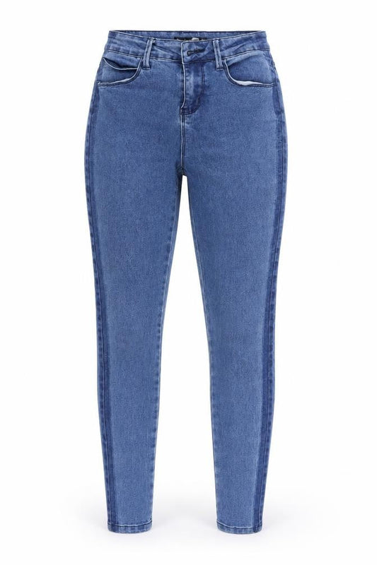 Womens UK Size 8 Boohoo Slim Fit Skinny Blue Jeans