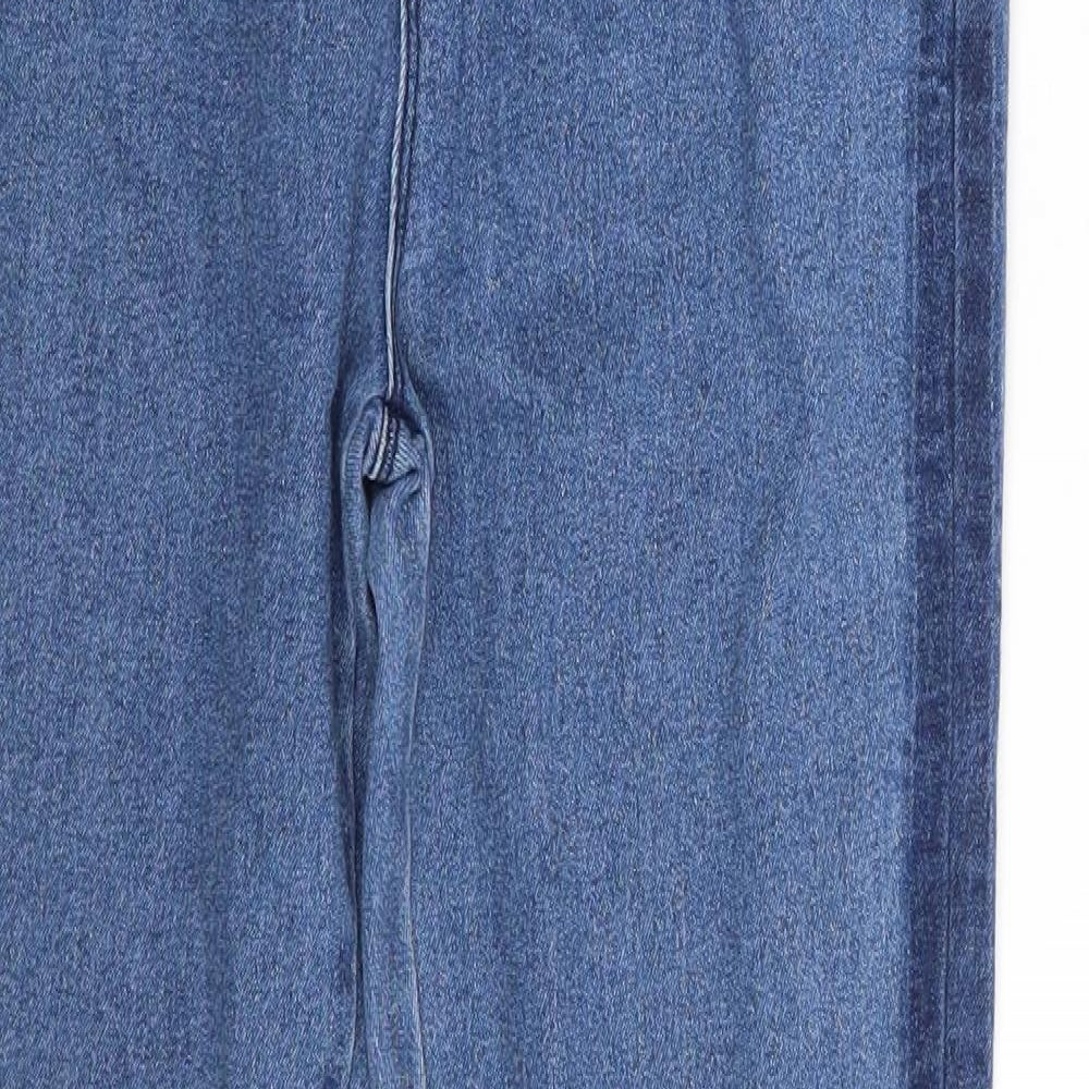 Boohoo Womens Blue  Denim Skinny Jeans Size 8 L29 in