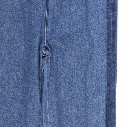 Boohoo Womens Blue  Denim Skinny Jeans Size 8 L29 in