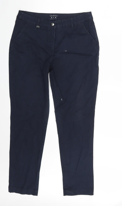 Womens UK Size 32 in Canda Regular Fit Chino Blue Trousers