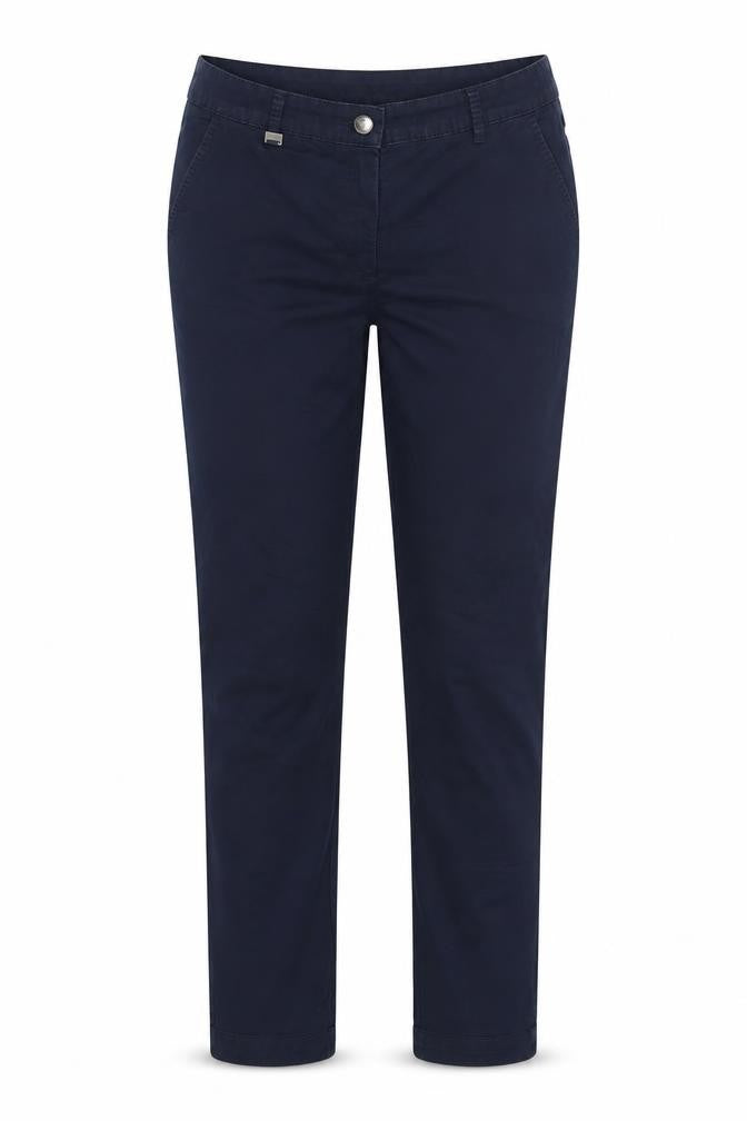 Womens UK Size 32 in Canda Regular Fit Chino Blue Trousers