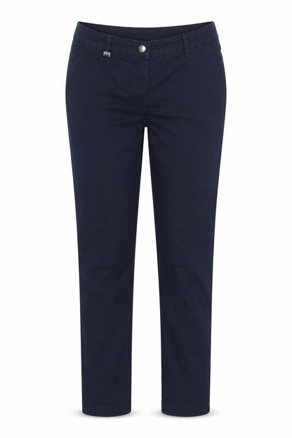 Womens UK Size 32 in Canda Regular Fit Chino Blue Trousers
