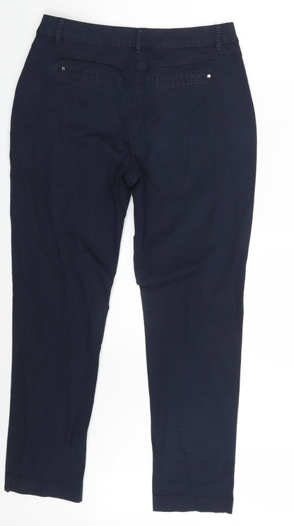 Womens UK Size 32 in Canda Regular Fit Chino Blue Trousers