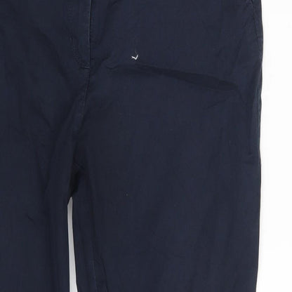 Womens UK Size 32 in Canda Regular Fit Chino Blue Trousers