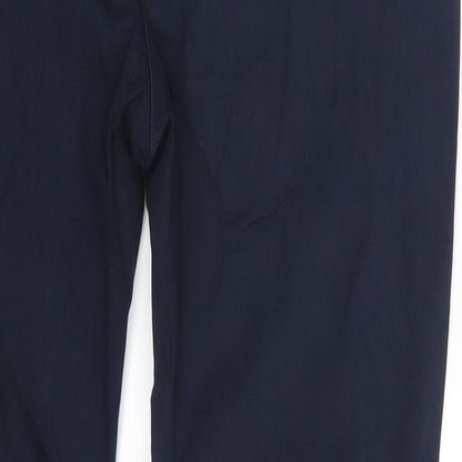 Womens UK Size 32 in Canda Regular Fit Chino Blue Trousers
