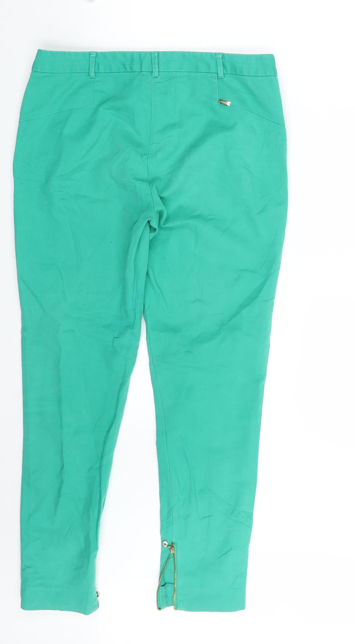 RESERVED Womens Green   Chino Trousers Size 30 in L26 in