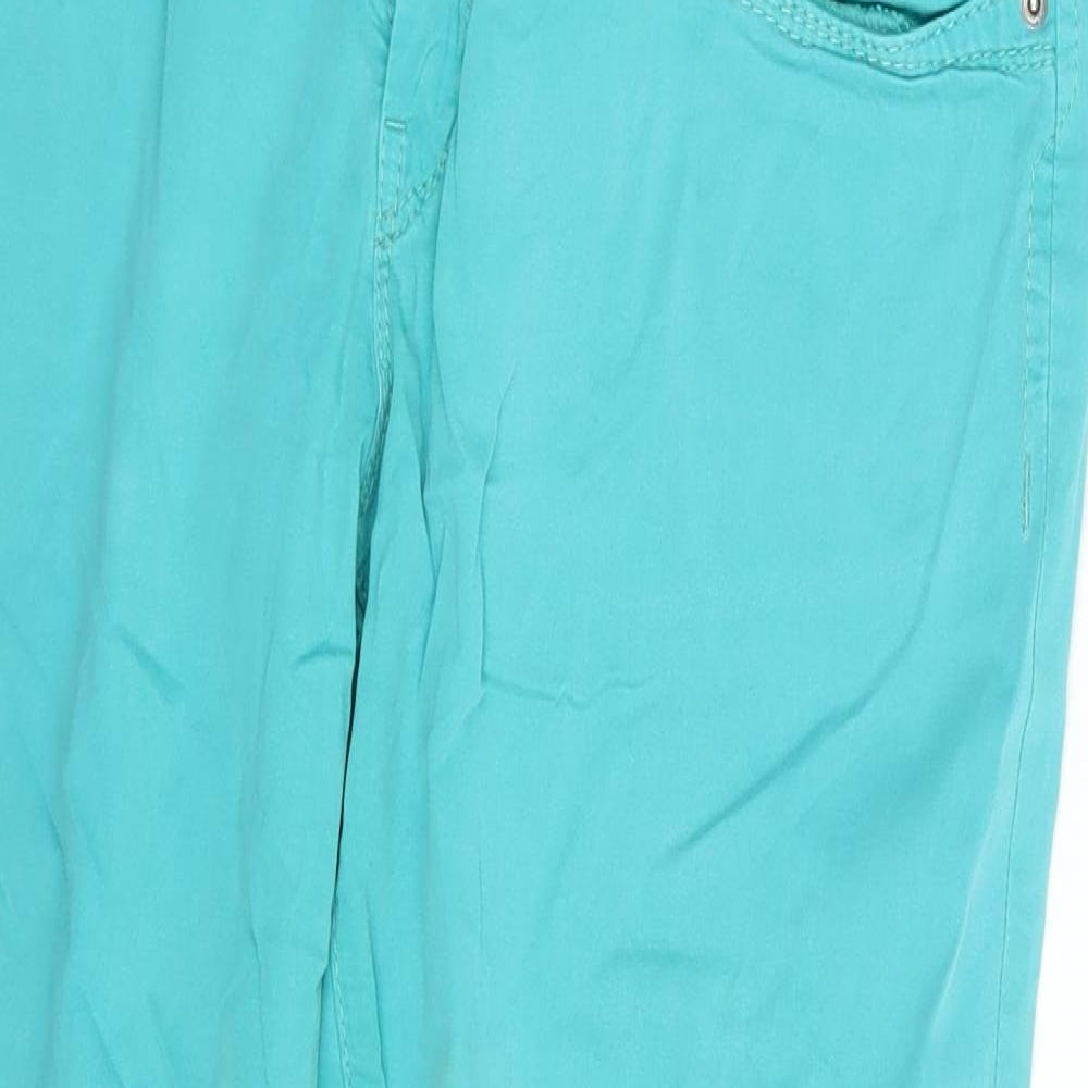 Joker Womens Green  Denim Straight Jeans Size 34 in L27 in