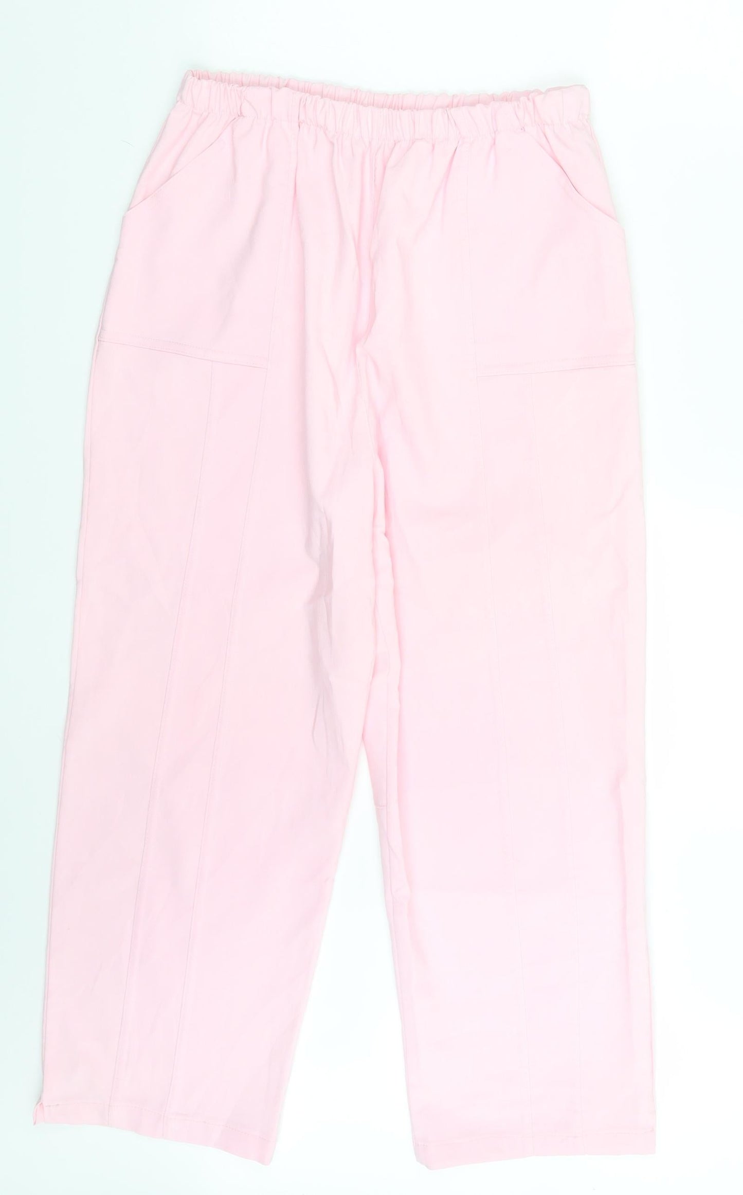 Womens UK Size 26 in Preworn Regular Fit  Pink Trousers